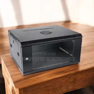 Metallic 6u Wall Mount Data Cabinet With Smooth Paint Finish