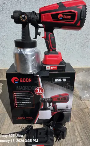 Edon Cordless Spray Gun Asg-18 – Battery Powered
