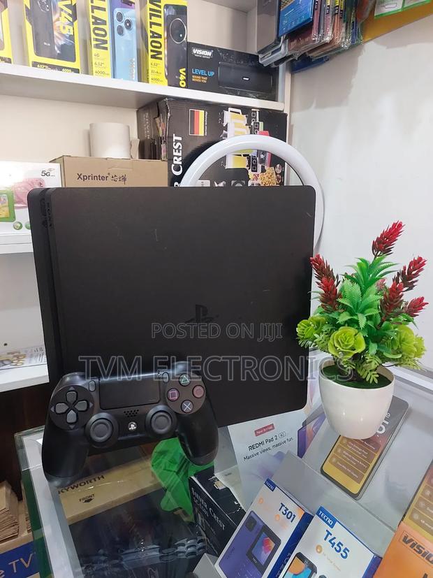 Sony Playstation 4 Slim Console – 500gb Hdd, Dualshock 4 Controller - main view