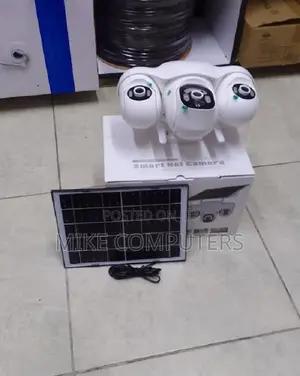 4g Solar Triple Lens CCTV Dome PTZ Smart Camera 1080p