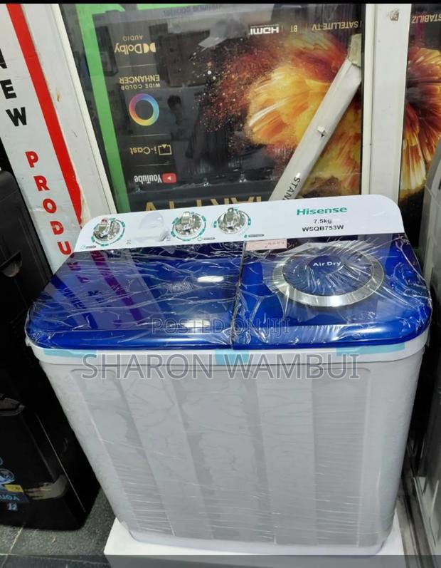 Hisense 7.5kg Twin Tub Washing Machine/7.5kg Hisense Twin Tub Machine