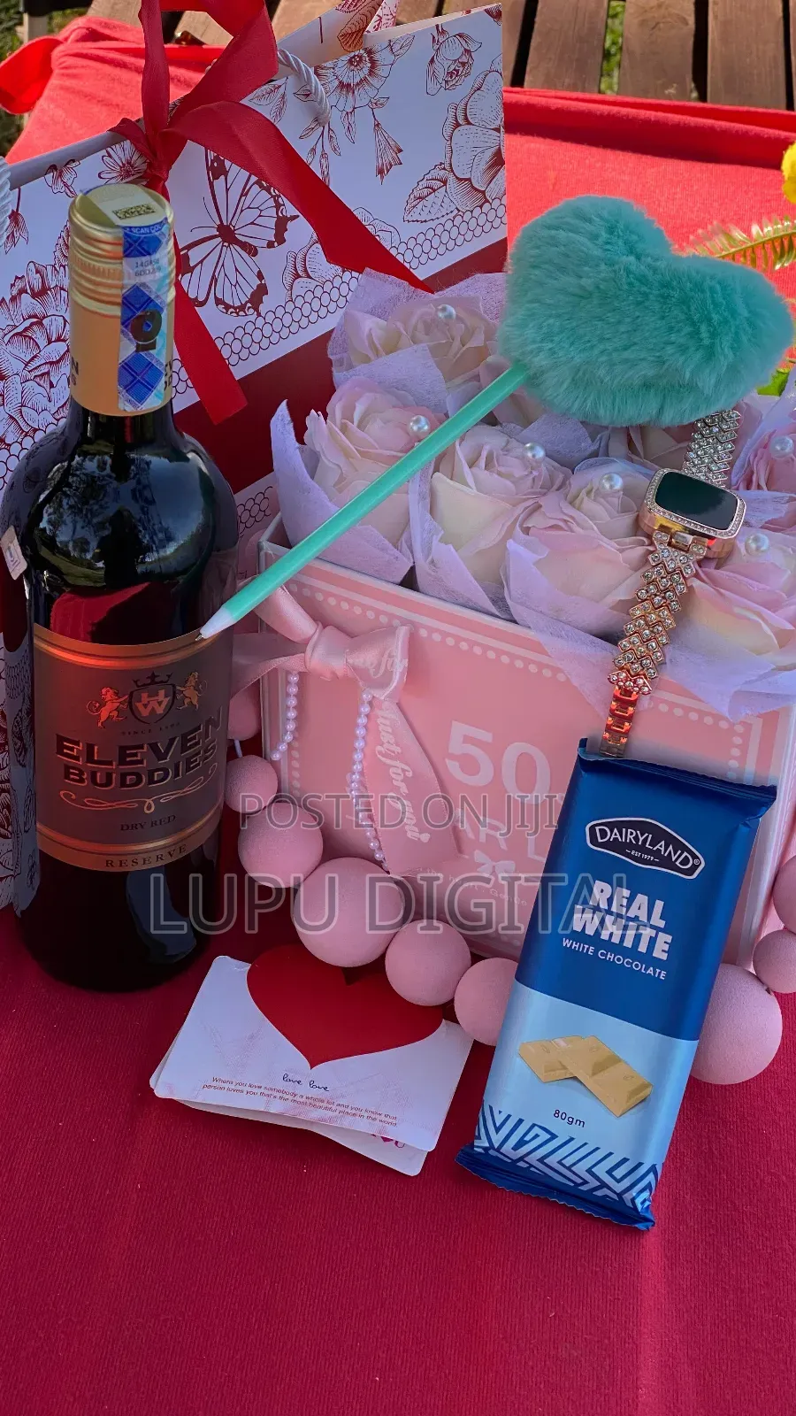Watch Eternal Flower Pack Winechocolate Bar Gift Card Bag
