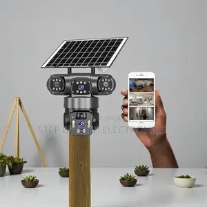 V380 Pro 20mp 4g PTZ Motion Detection Support Triple Lens Solar Camera