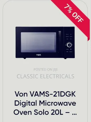 Vams-21dgk 20l Digital Microwave