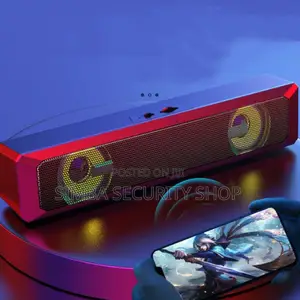 A4 RGB Bluetooth Soundbar Portable Wireless Led Speaker Pc Laptop