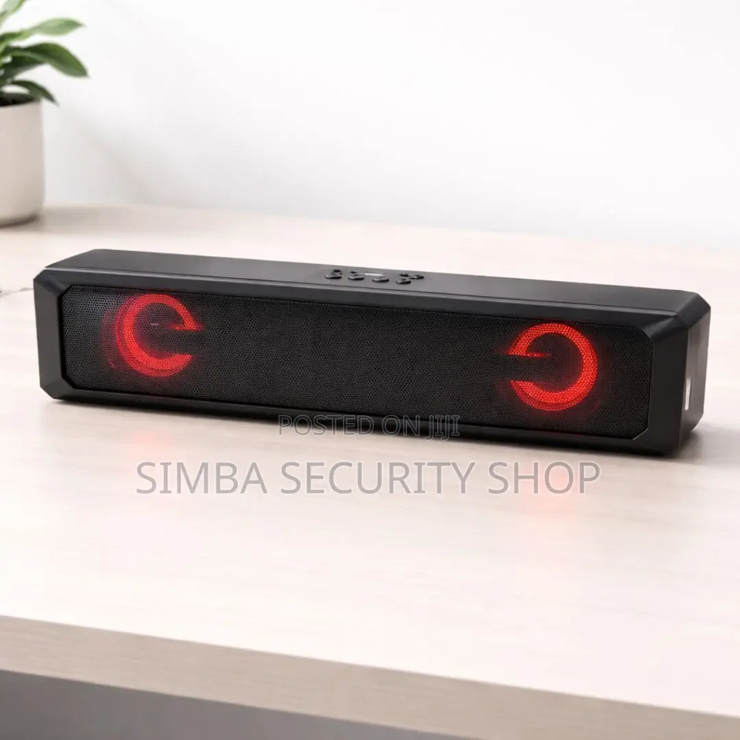 A4 RGB Bluetooth Soundbar Portable Wireless Led Speaker Pc Laptop