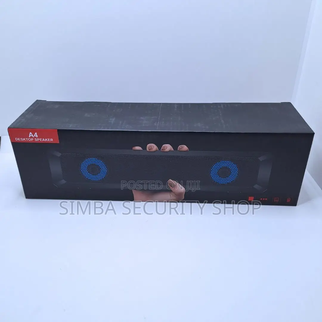 A4 RGB Bluetooth Soundbar Portable Wireless Led Speaker Pc Laptop