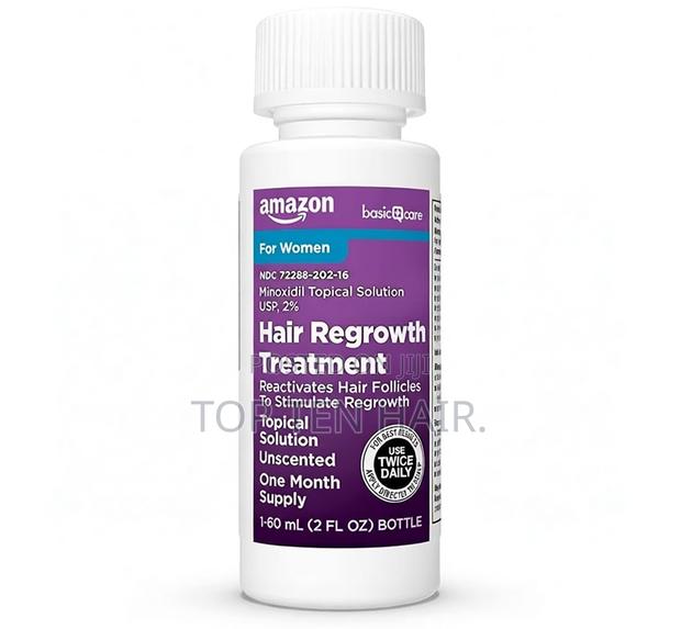 Women 2% Minoxidil Topical Solution Hair Regrowth Treatment. Unscented - main view