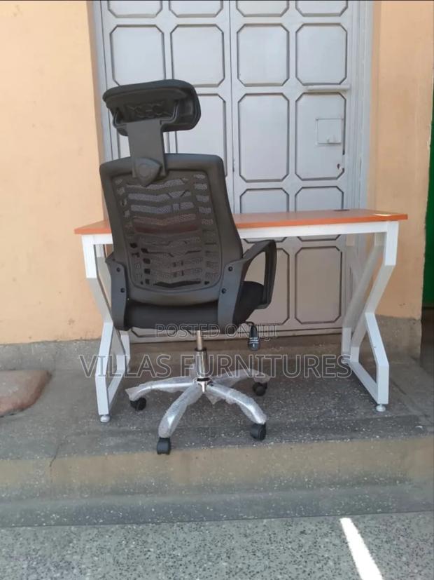 Revolving Headrest Chair and Study Desk