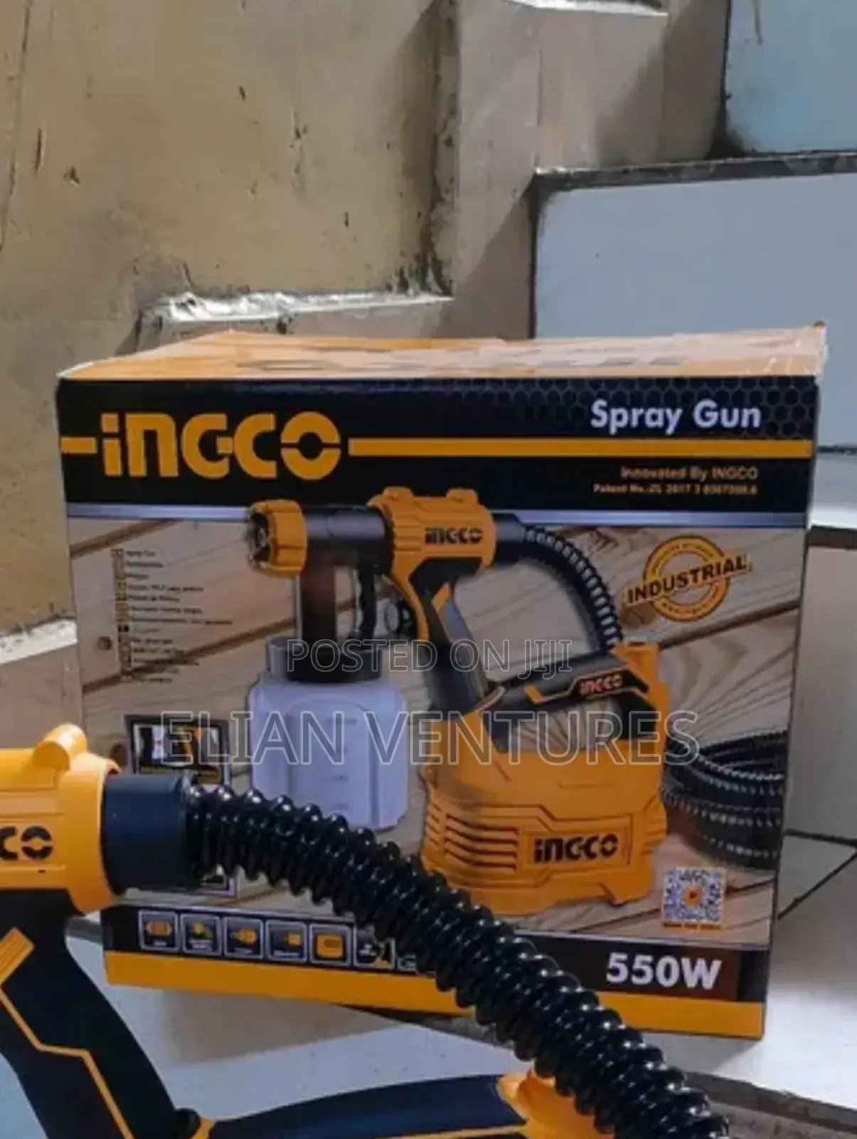 Newly Arrived 550 Watts Ingco Spray Gun With Compressor