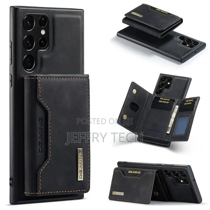 Sikaer Dg Ming S23 Ultra Back Wallet Case. Leather. Magnetic.
