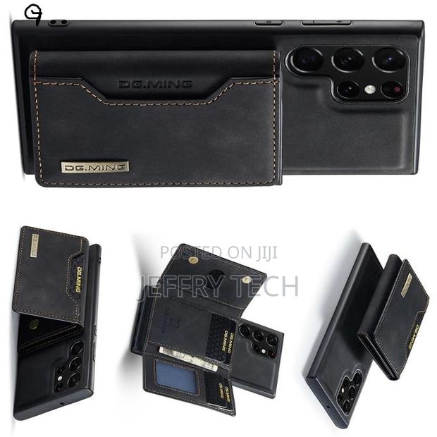 Sikaer Dg Ming S23 Ultra Back Wallet Case. Leather. Magnetic. - thumbnail 3