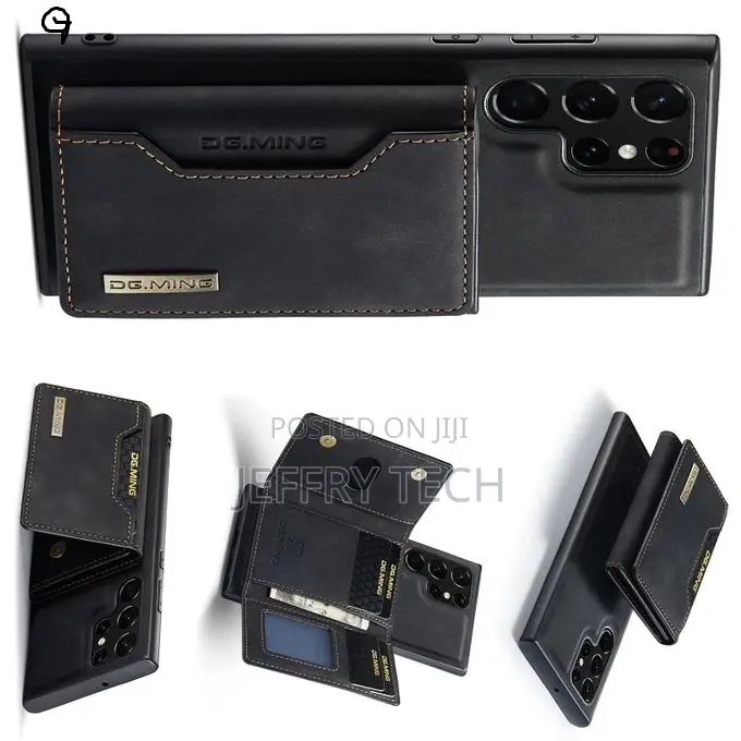 Sikaer Dg Ming S23 Ultra Back Wallet Case. Leather. Magnetic.
