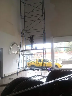 Scaffolding Hframes With Bracings Tubes