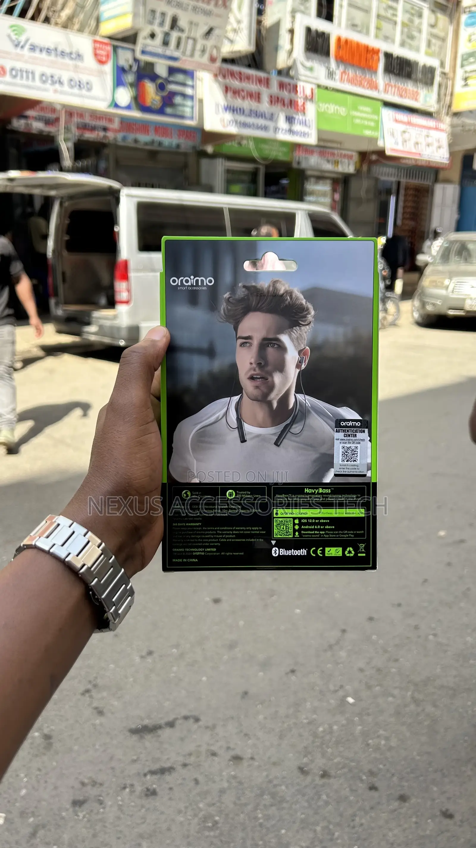 Oraimo Necklace Lite Wireless Neckband Earphones - Original/Call
