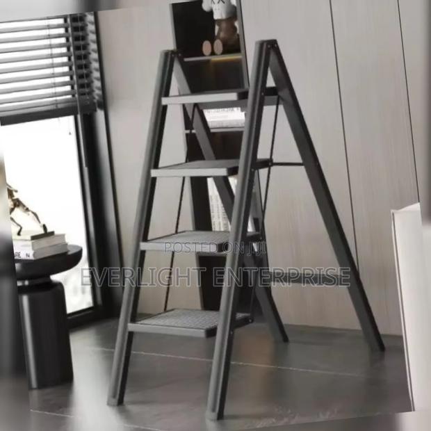 4 Step Household Folding Ladder - thumbnail 2
