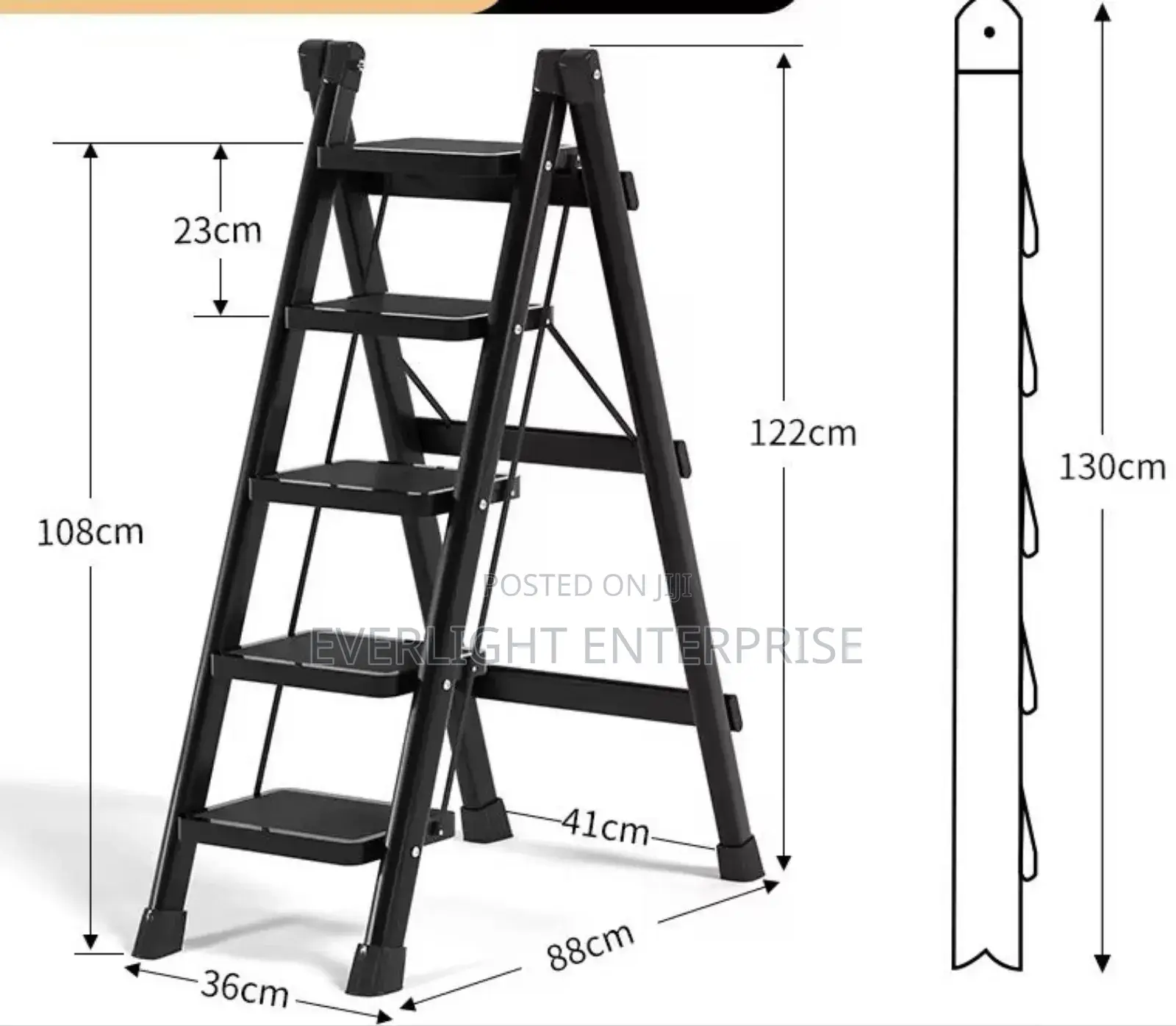 5 Step Household Folding Ladder