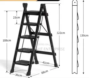 5 Step Household Folding Ladder