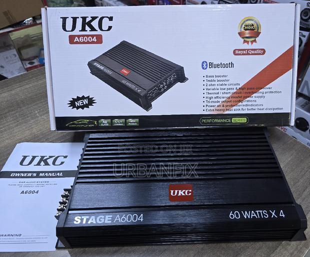 Ukc 1000watts 4 Channel Bridgeable Amplifier With Bluetooth - main view