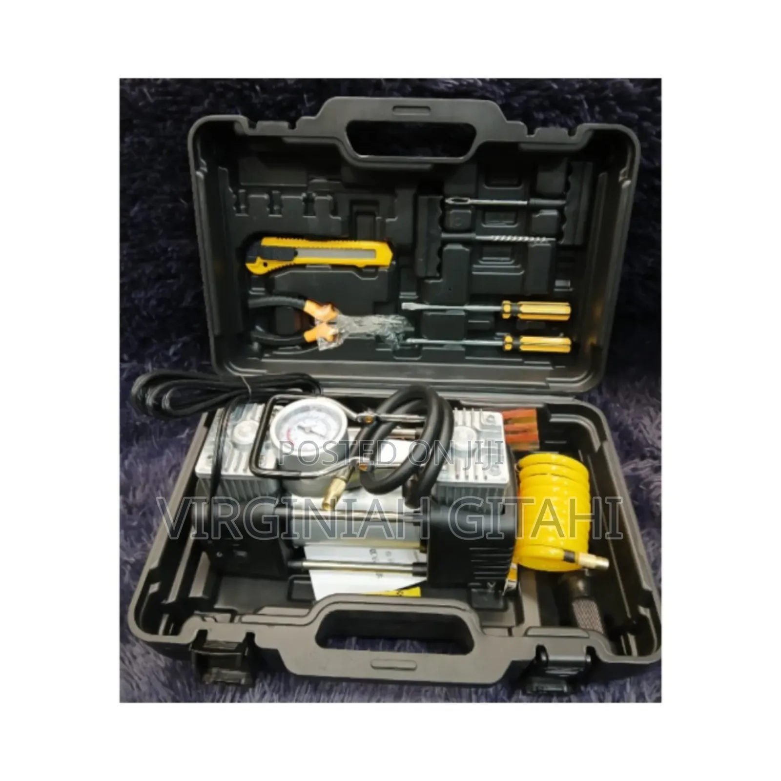 Air Compressor With Tools