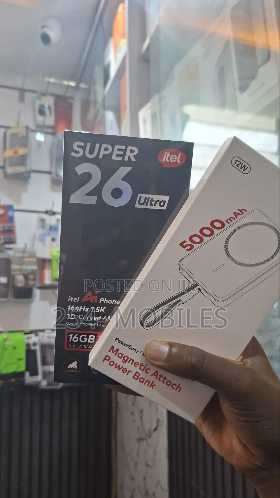 New Itel S26 Ultra 256 GB Black