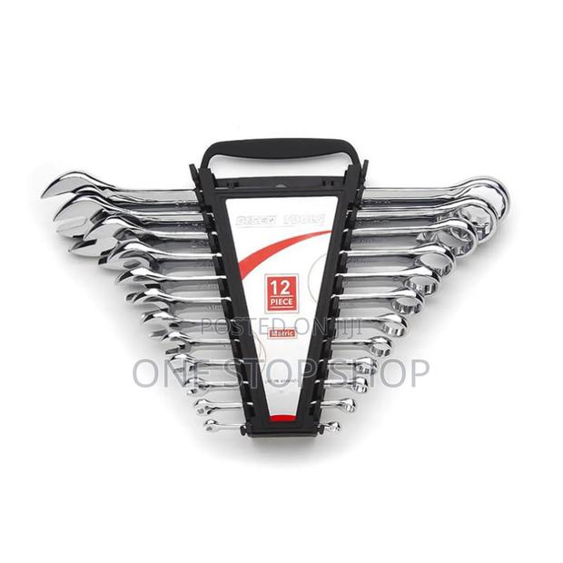 12pc Disen Hardened and Tempered Combination Spanner Set - main view