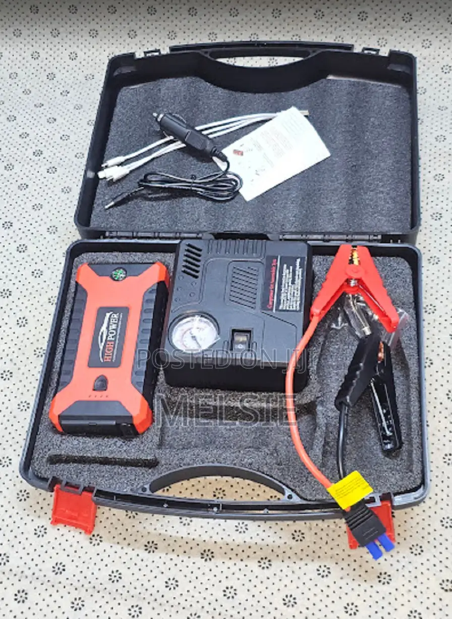 Portable Car Jump Starter Safety Protection With Led Flashlight