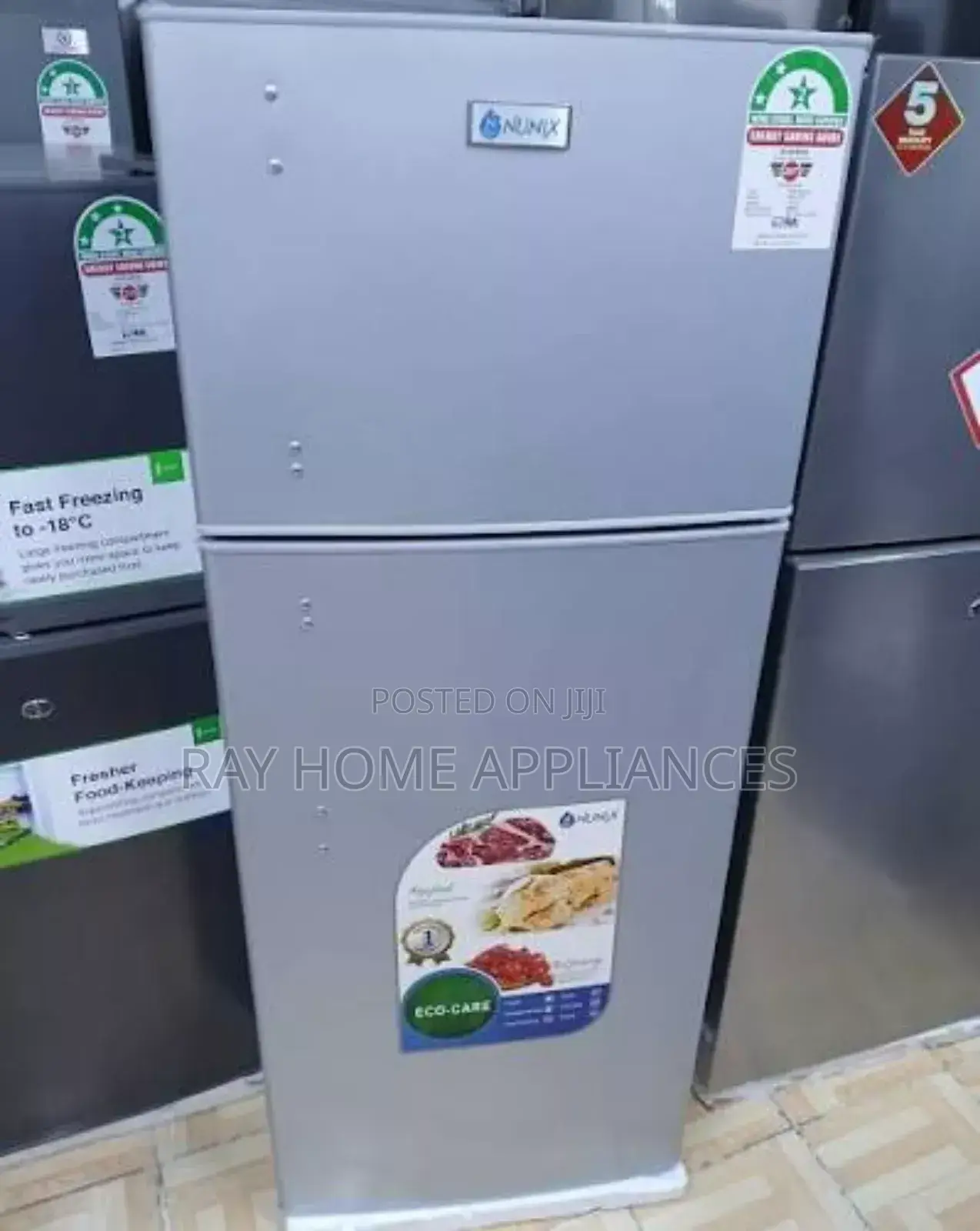 Nunix Double Door 210litres Refrigerator