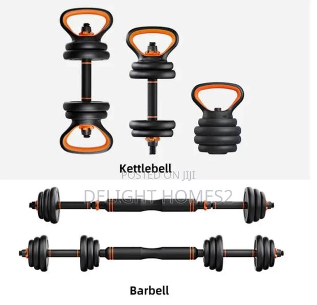 6 in 1 *50kg* Kettlebell/Barbell_hl
