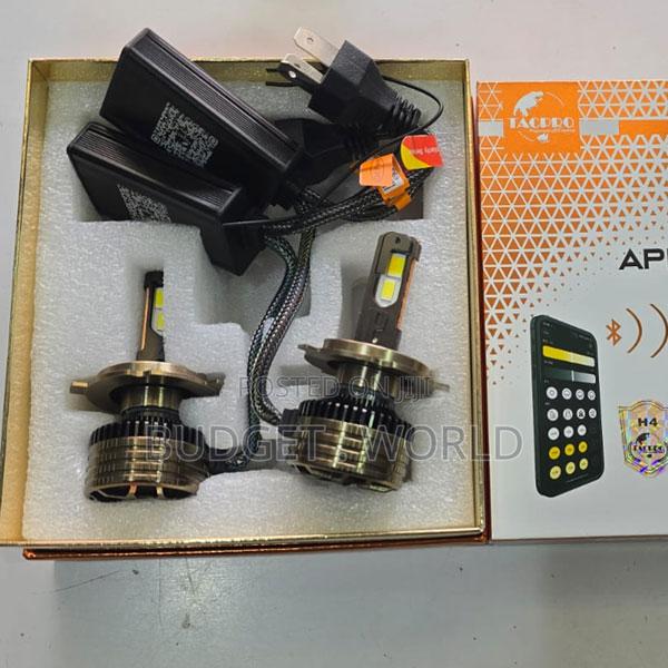 Car Led Bulb With Smart App Control for Changing Colors Ap-416 H4