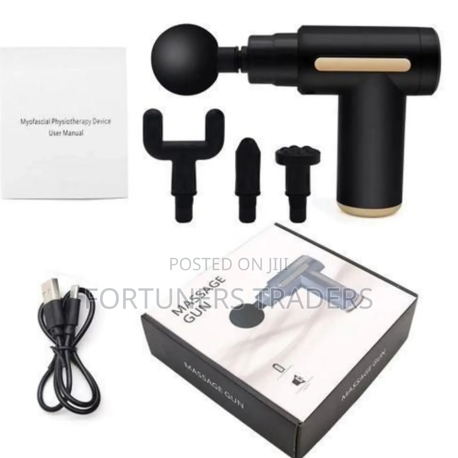 Portable and Rechargeable Massage Gun 5 in 1