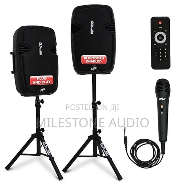 Pyle Wireless Portable Pa System Kit - 1800w Peak, Bluetooth - main view