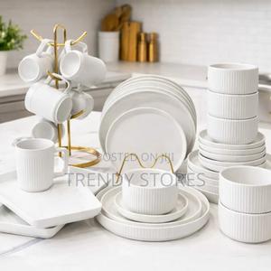 Stoneware Marble Finish Dinner Set - thumbnail 2