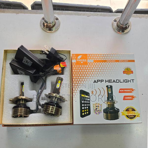 Led Headlight Bulb Car Led Headlights Ap-416 H4 With a Mobile App