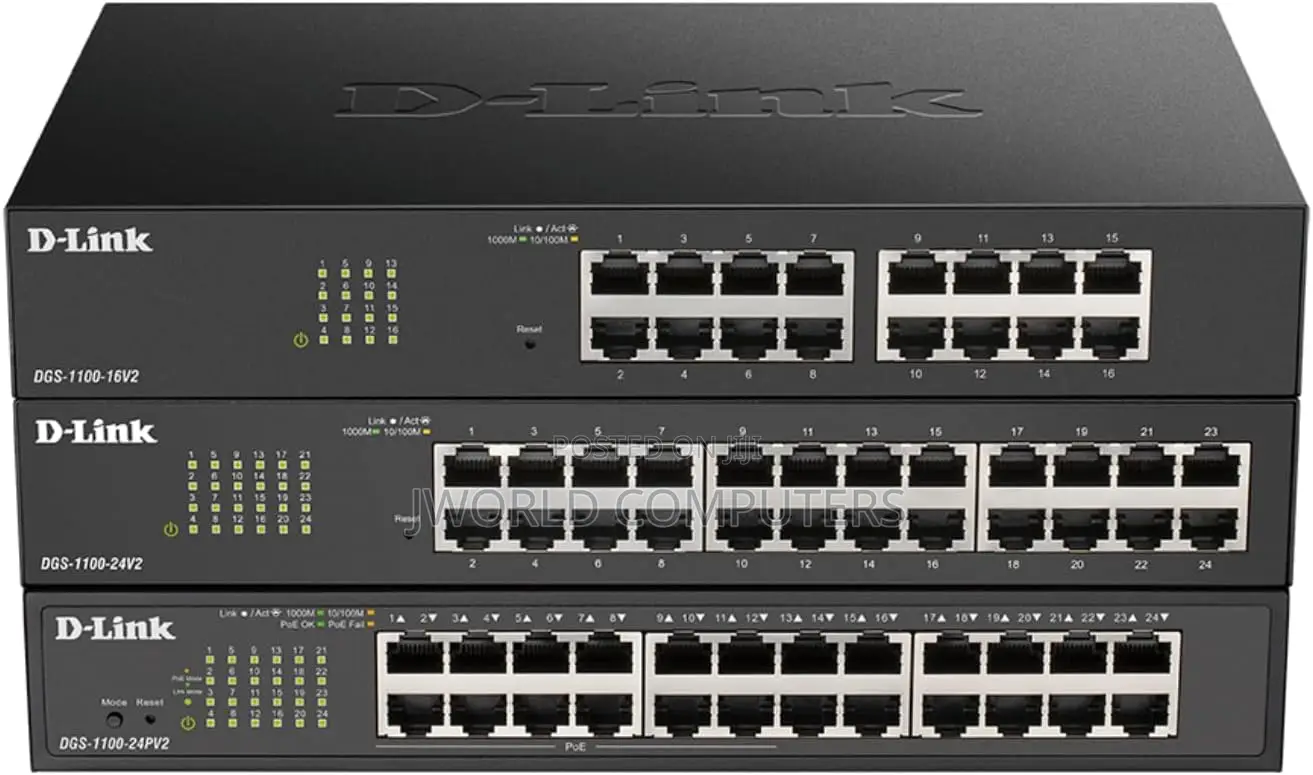 D-Link 8-Port Gigabit Poe Smart Managed Switch - DGS-1100-08p