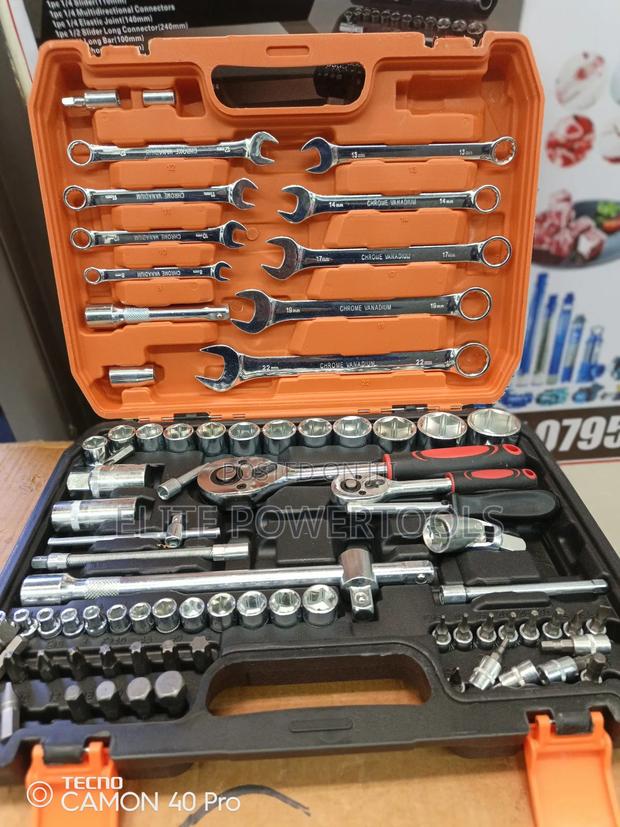 Quality Socket Spanner 82pcs Crome Vanadium - main view