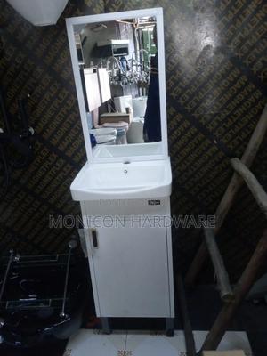 Vanity Cabinet White and Long - main view