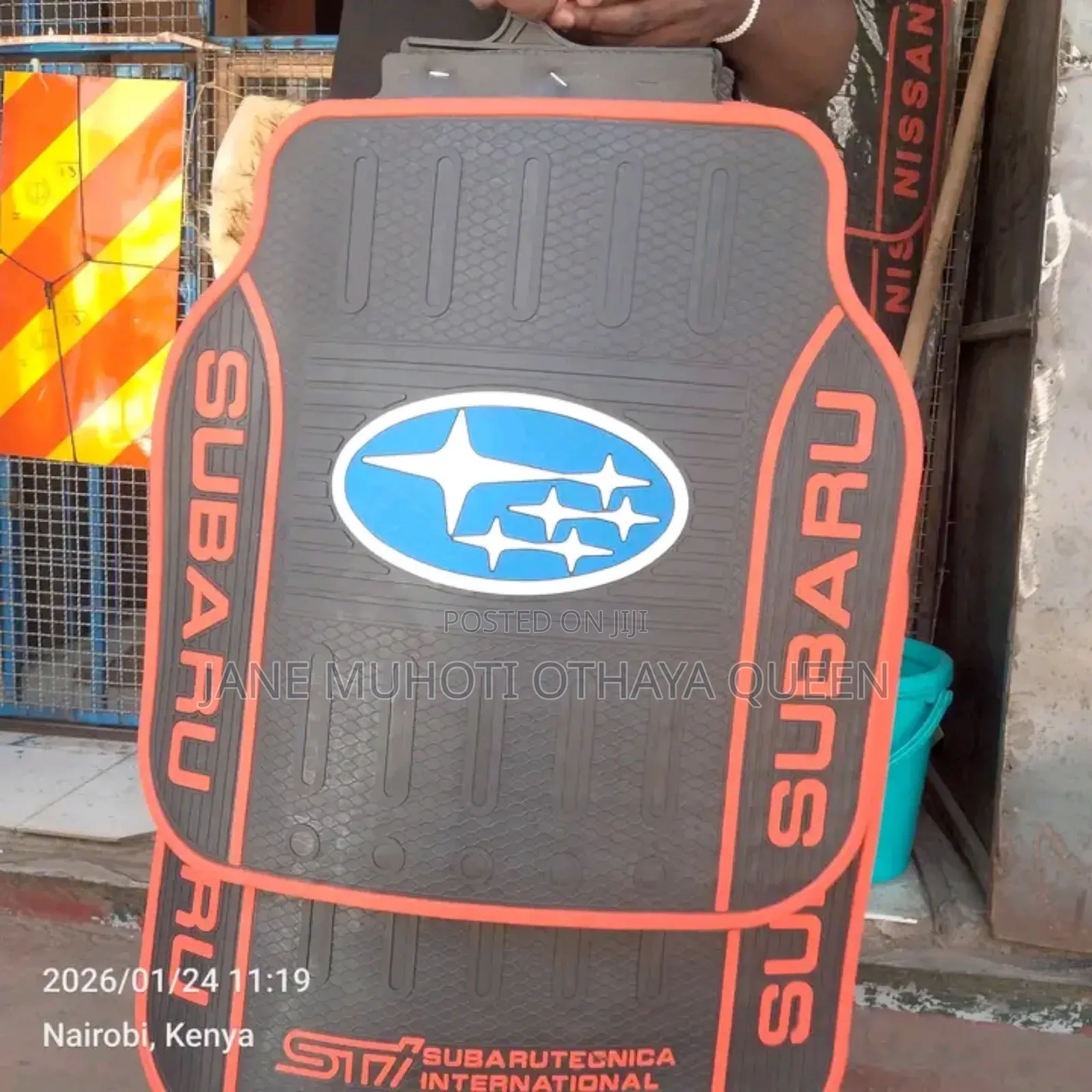 Subaru Branded Car Floor Mats- Set of 5pcs 