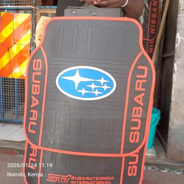 Subaru Branded Car Floor Mats- Set of 5pcs 