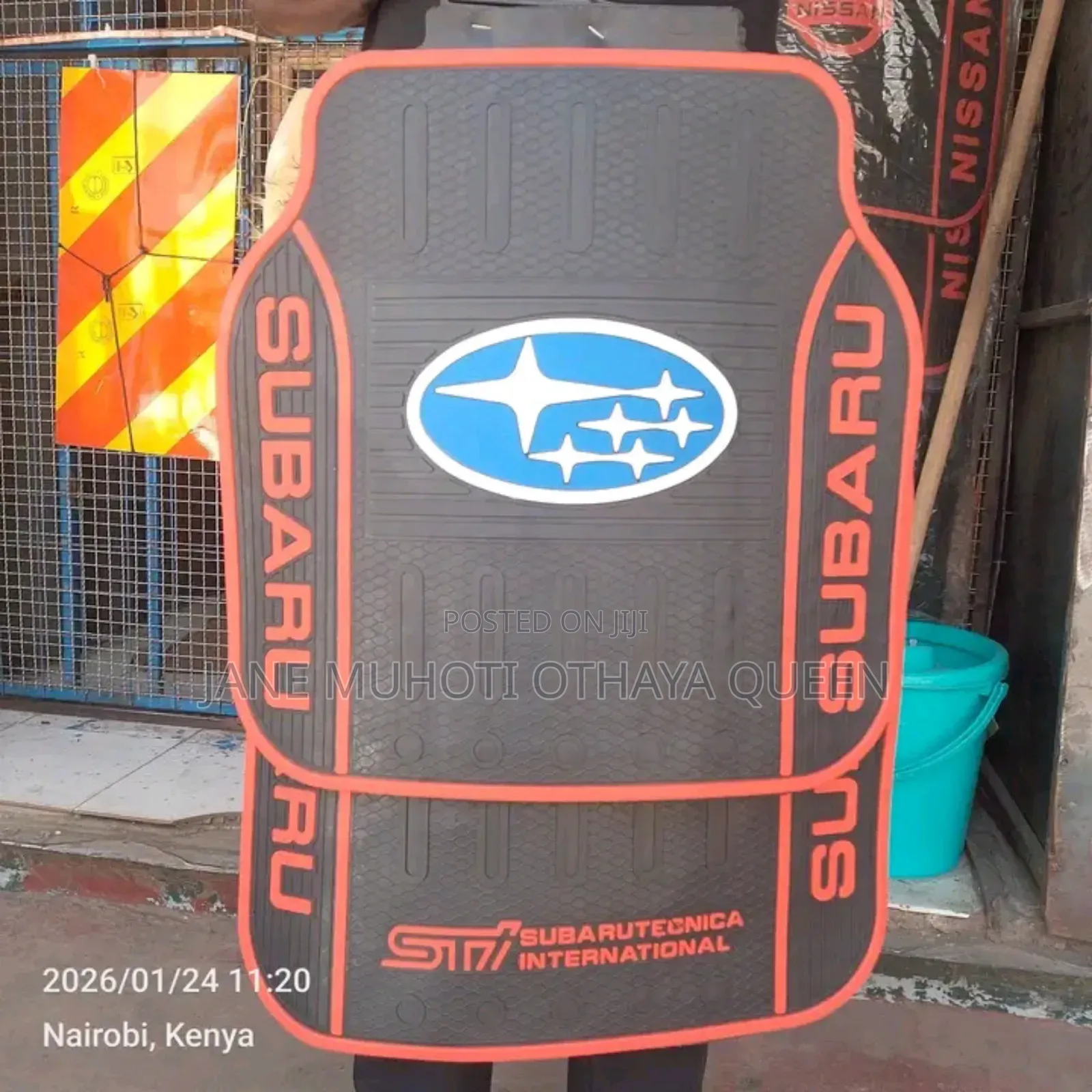 Subaru Branded Car Floor Mats- Set of 5pcs 