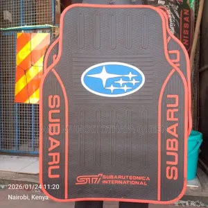 Subaru Branded Car Floor Mats- Set of 5pcs 