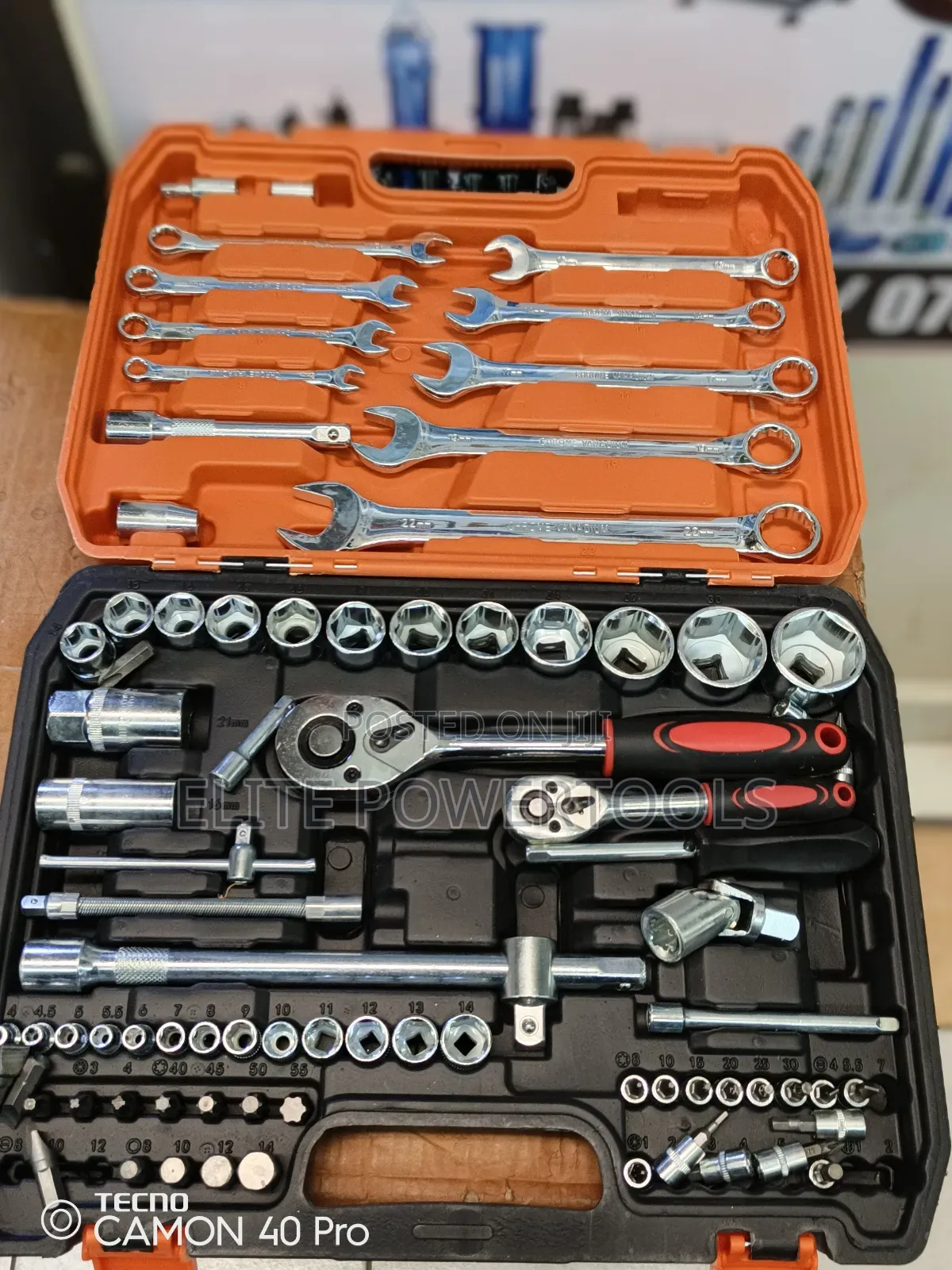 Chrome Outo Spanner Set 82 Pcs Socket Wrench