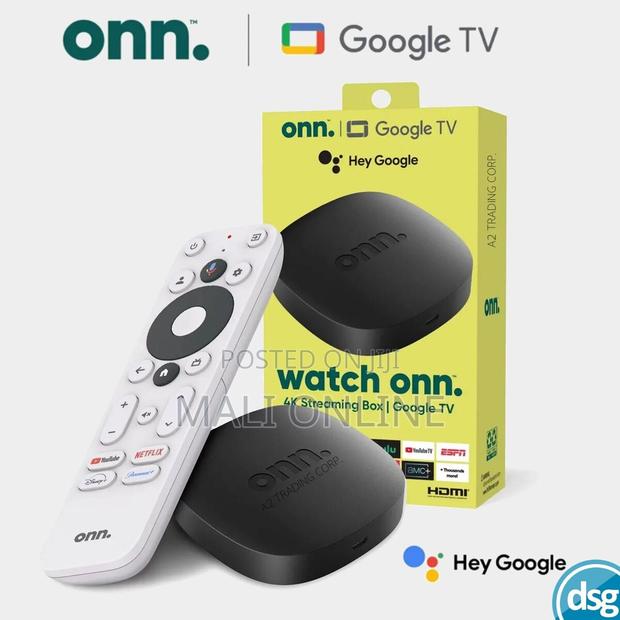 Onn Google Tv Smart Streaming Box Uhd Android Tv Box 2gb Ram 8gb - thumbnail 3