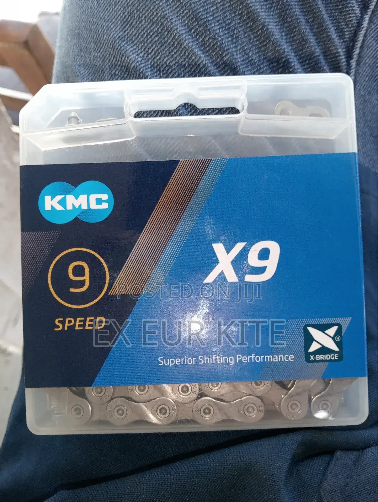 KMC X9 Chain 9 Speed Gray 114l