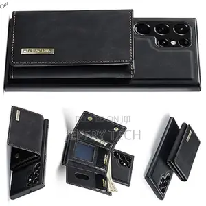 Oideal 2 in 1 Wallet Case Samsung Galaxy S22 Ultra, Dg.Ming Leather
