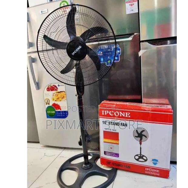 Ipcone 18" Standing Fan – Powerful Airflow, Adjustable Height - main view