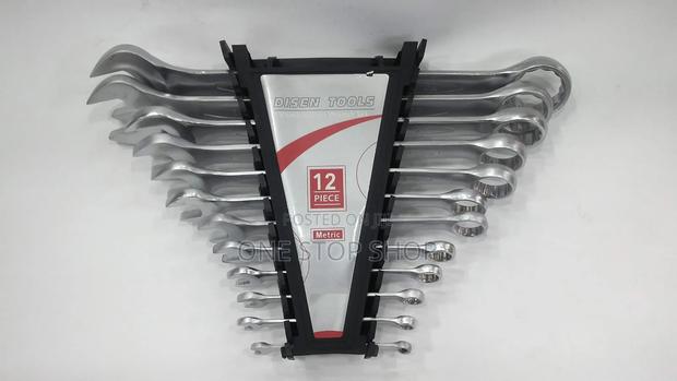 12pc Combination Hand Tool Spanner Set - main view