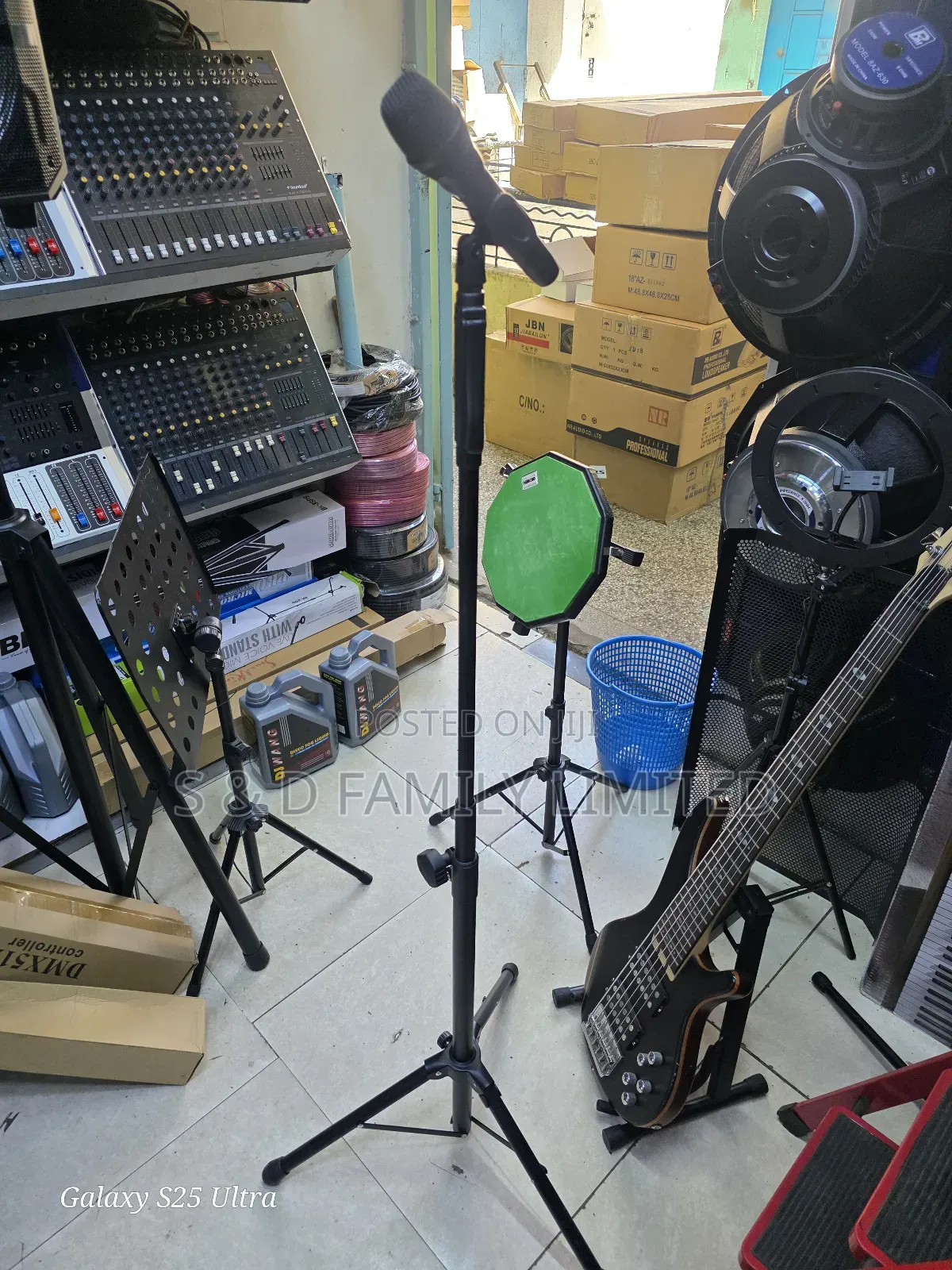 Single Microphone Stand Holder