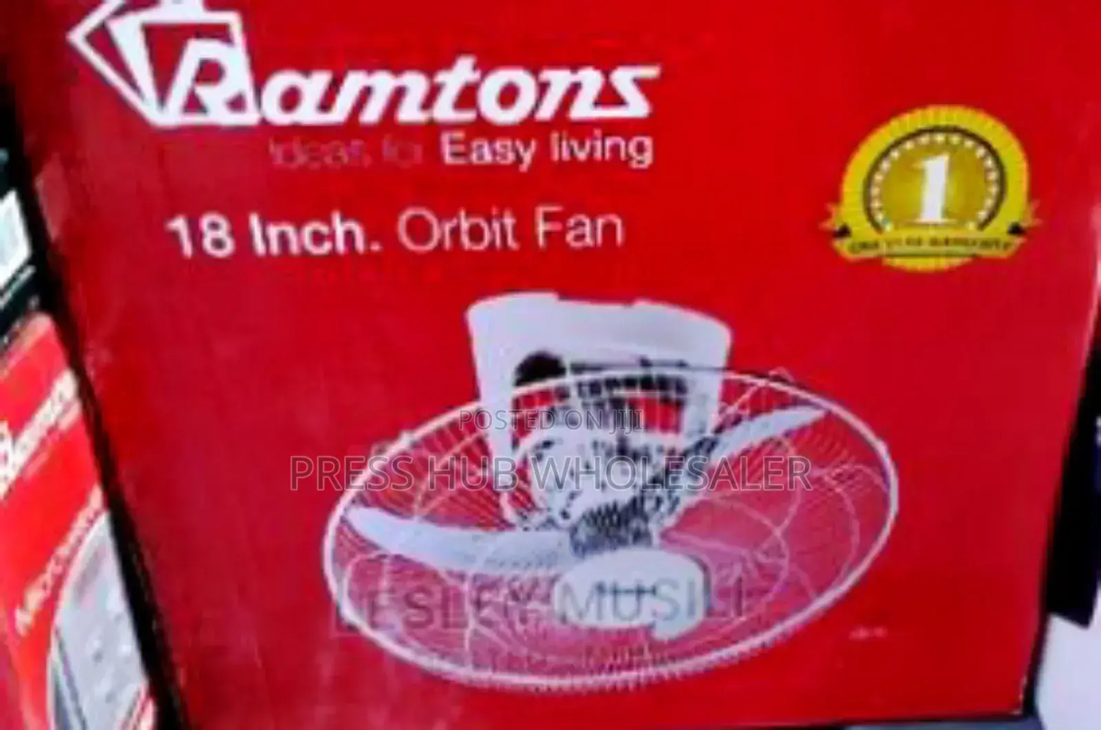 Ramtons 18-Inch Orbit Fan, Model Rm/670. 