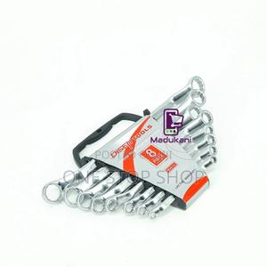 8pc Diesen Both Double Rind Ends Ratcheting Professional Spanner Set - thumbnail 2